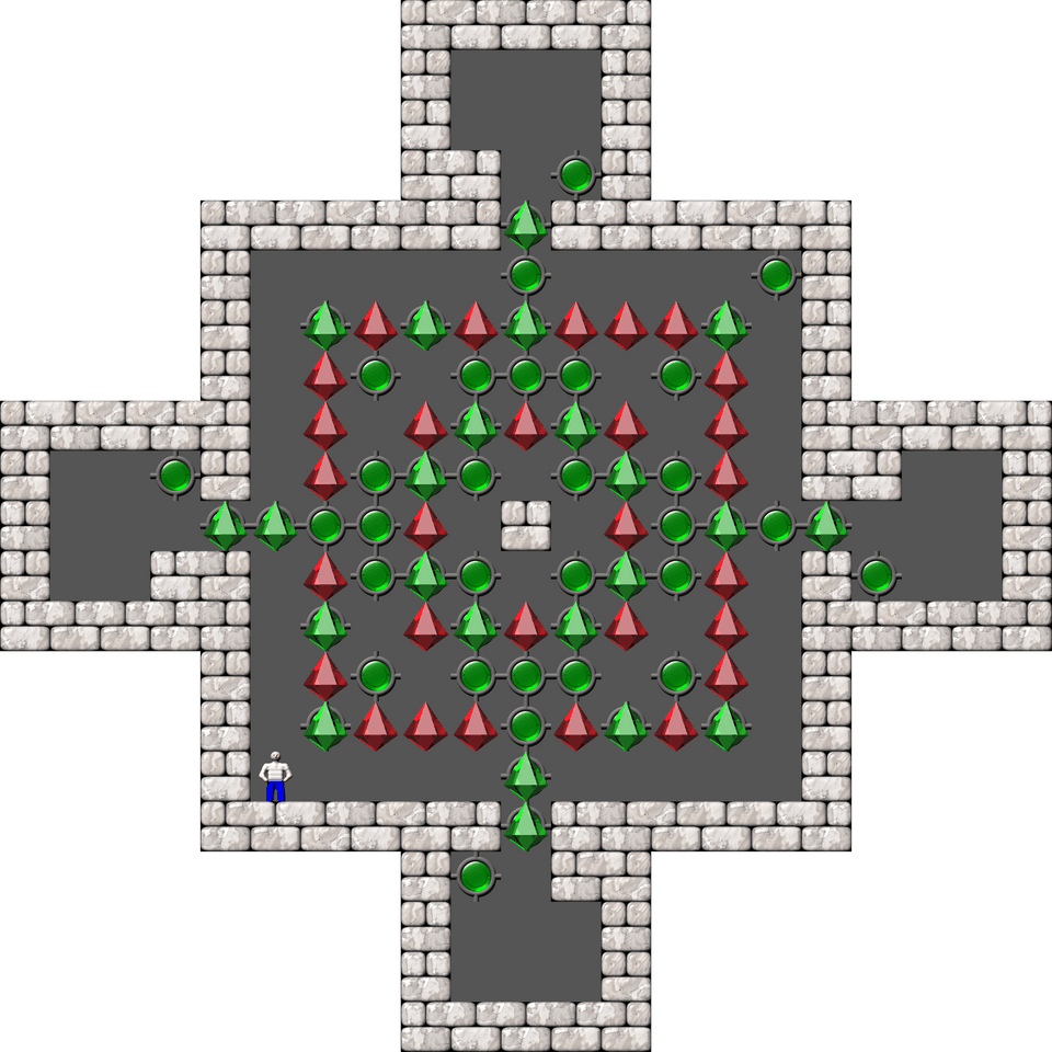 Сокобан Monry and Panda Arranged уровень 101
